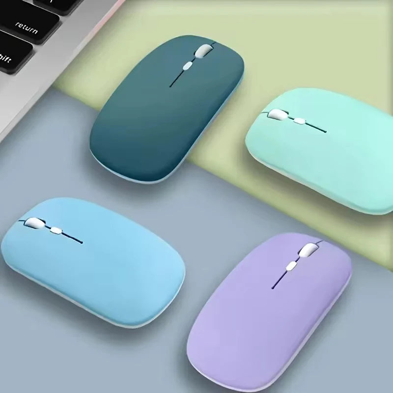 Bluetooth-compatible Mouse Wireless Mouse Silent Computer Mice Portable Working Gaming Mouse For Laptop iPad Air Pro Tablet PC