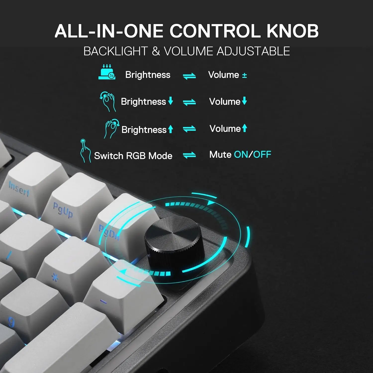 Redragon K686 PRO 98 Keys Wireless Gasket RGB Gaming 3-Mode PBT Mechanical Hot-Swap South-Facing RGB Socket Keyboard