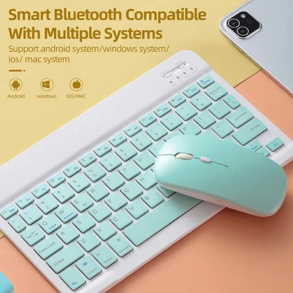 Bluetooth-compatible Mouse Wireless Mouse Silent Computer Mice Portable Working Gaming Mouse For Laptop iPad Air Pro Tablet PC